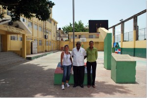 Dr. Manuel Maria Mercedes presidente CNDH, Berkania Garcia directora ejecutiva y Annalisa Melandri